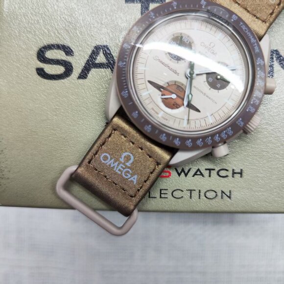 🌏|🌏Swatch x Omega MoonSwatch Mission Saturn (Unworn/Full Set) - Picture 6 of 7